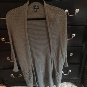 Grey cardigan